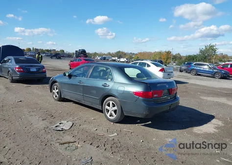 2005 Honda Accord 2.4 Ex from USA, damaged, VIN 1HGCM56725A107685